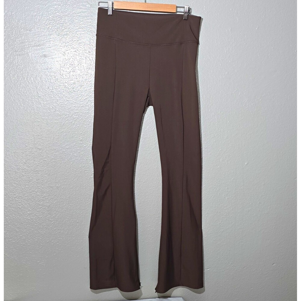 CALIA Journey Collection High-Rise Flare Leggings Women's Size L Brown NWT [088]